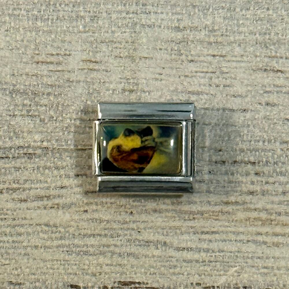 Basset Hound Italian Charm Bracelet Link